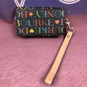 Dooney & Bourke small black wristlet/wallet